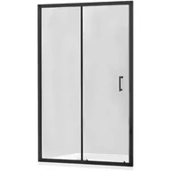 Ścianki i drzwi prysznicowe - Mexen Apia Drzwi Prysznicowe Rozsuwane Black 95 CM - miniaturka - grafika 1