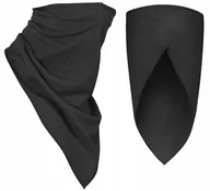 Apaszki i szaliki damskie - Mil-Tec Chusta wielofunkcyjna SCARF maska komin 48x23 Mesh Czarna - miniaturka - grafika 1