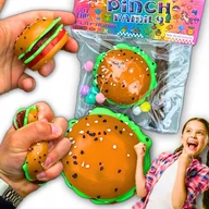 Zabawki sensoryczne - Gniotek antystresowy HAMBURGER sensoryczna zabawka, która zachwyci każdego - miniaturka - grafika 1