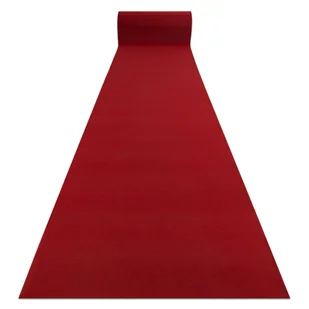 Chodnik Rumba 1974 Ślub, Wesele Podgumowany, Jednokolorowy Bordo, Czerwony 60Cm, 60X140 Cm - Dywany - miniaturka - grafika 1