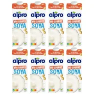 Napoje roślinne - Alpro Napój Sojowy Bez Cukru zestaw 8 x 1 l - miniaturka - grafika 1