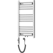 Grzejniki łazienkowe - Mexen Mars grzejnik elektryczny 700 x 400 mm, 300 W, chrom - W110-0700-400-2300-01 - miniaturka - grafika 1
