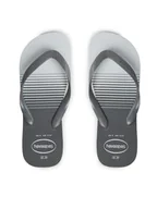 Klapki i japonki męskie - Havaianas Japonki 41319325002 Szary - miniaturka - grafika 1