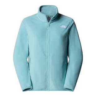 Bluza damska The North Face 100 Glacier Full-Zip Fleece 0A8D2FBOA1 - niebieska - Bluzy sportowe damskie - miniaturka - grafika 1