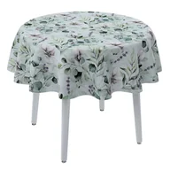 Obrusy i serwetki - Dekoria pl Obrus okrągły magnolie na miętowym tle 135 cm Flowers - miniaturka - grafika 1