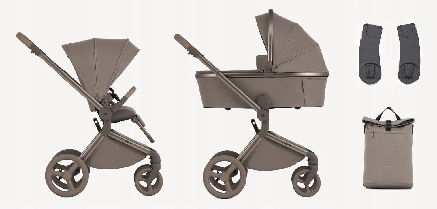 Anex wózek wielofunkcyjny Flo Yuki 2w1 Beżowy plecak +adaptery