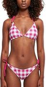 Stroje kąpielowe - Urban Classics Damskie bikini Ladies Check dwuczęściowy kostium kąpielowy dla kobiet dostępny w 2 wariantach, rozmiary XS - XL, Jasny fioletvichy, S - miniaturka - grafika 1