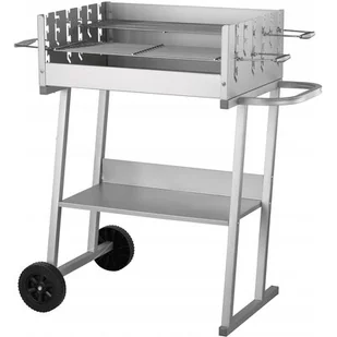 Activa Grill wózek Munchen, szary, 60x45 cm - Grille - miniaturka - grafika 1