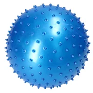 Piłki dla dzieci - PIŁKA GUMOWA Z KOLCAMI 23cm granatowa perłowa - miniaturka - grafika 1