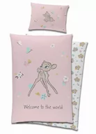 Pościel dla dzieci - Carbotex, Pościel niemowlęca, bawełniana, Bambi, 100x135 cm - miniaturka - grafika 1