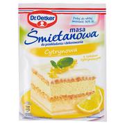 Dodatki do ciast w proszku - Dr. Oetker Masa śmietanowa cytrynowa 70 g - miniaturka - grafika 1