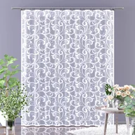 Firany - Firanka żakardowa biała gotowa 200x250cm H477 - miniaturka - grafika 1