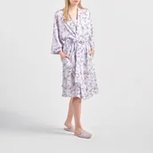 Szlafroki damskie - szlafrok z bawełny satynowej Fiorre - miniaturka - grafika 1