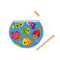 Janod Puzzle z magnesami Szybkie Rybki z wedką - J07088 - Puzzle - miniaturka - grafika 1