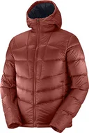 Kamizelki męskie - Salomon Męska bluza z kapturem Transition Down Hoodie M kamizelka - miniaturka - grafika 1