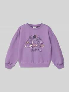 Bluza o kroju regular fit z mieszanki bawełny - Bluzy dla dziewczynek - miniaturka - grafika 1