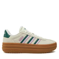 Sneakersy damskie - Sneakersy adidas VL Court Bold JI1788 Beżowy - miniaturka - grafika 1