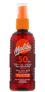 MALIBU Dry Oil Spray SPF50 preparat do opalania ciała 100 ml dla kobiet - Balsamy i kremy do opalania - miniaturka - grafika 1