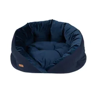 Legowiska dla psów - Amiplay Siena Legowisko Kokon M Granatowe Dla Psa - miniaturka - grafika 1
