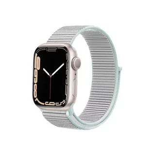 Crong Nylon - Pasek sportowy do Apple Watch 38/40/41 mm (Pastel Grey) - Akcesoria do smartwatchy - miniaturka - grafika 1