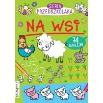 Junior.pl Seria Przedszkolaka. Na wsi - praca zbiorowa - Kolorowanki, wyklejanki - miniaturka - grafika 1
