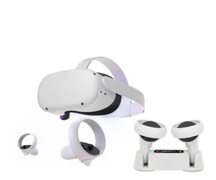 Oculus Oculus Quest 2 - 128 GB + Ładowarka SMOKE MARACA - Okulary VR - miniaturka - grafika 1