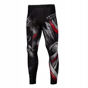 Extreme Hobby Legginsy Treningowe Męskie Husarz Czarne L - Kimona, stroje i obuwie - miniaturka - grafika 1