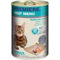 Mokra karma dla kotów - PREMIERE Meat Menu Adult Kurczak z łososiem 6x400 g - miniaturka - grafika 1
