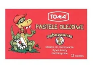 Przybory szkolne - Toma Pastele olejowe De Luxe 12 kolorów - miniaturka - grafika 1