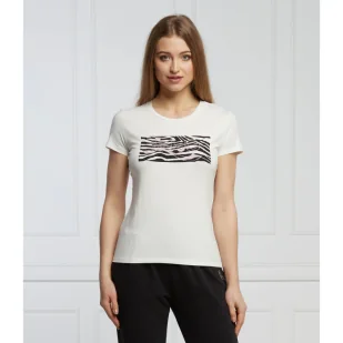 Liu Jo Sport T-shirt | Regular Fit - Koszulki i topy damskie - miniaturka - grafika 1