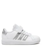 Buty dla dziewczynek - adidas Sneakersy Grand Court 2.0 IH5532 Biały - miniaturka - grafika 1