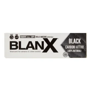 BLANX BLACK CARBONE Pasta do zębów z aktywnym węglem, na próchnicę 75ml - Pasty do zębów - miniaturka - grafika 1