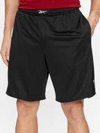 Spodenki męskie - Reebok Szorty sportowe Basketball II0671 Czarny Regular Fit - miniaturka - grafika 1