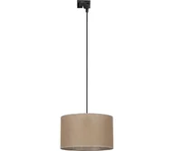 Lampy sufitowe - Żyrandol na łańcuchu do systemu szynowego TRACER 1xE27/15W/230V śr. 38 cm czarny/brązowy - miniaturka - grafika 1