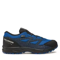 Buty trekkingowe dziecięce - Trekkingi Salomon Outway Climasalomon™ Waterproof L47561500 Granatowy - miniaturka - grafika 1