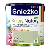 Farby wewnętrzne - Farba lateksowa Barwy Natury PLUS TESTER klasyczny oliwkowy BP04 2,5 l Śnieżka - miniaturka - grafika 1