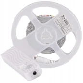 Taśmy LED - Taśma pasek Led na baterie 3m z czujnikiem ruchu port Usb neutralna Polux - miniaturka - grafika 1