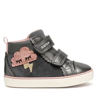 Buty dla dziewczynek - Sneakersy Geox B Gisli B561MD 022NF C9002 M Szary - miniaturka - grafika 1