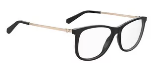 Okulary korekcyjne Love Moschino MOL589 807 - Okulary korekcyjne, oprawki, szkła - miniaturka - grafika 2
