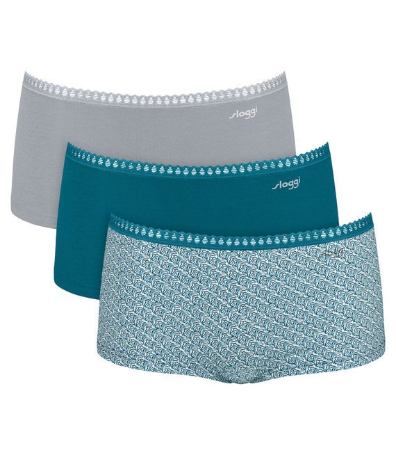 3 x Majtki damskie sloggi GO Crush Short C3P-L