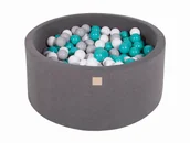 Suche baseny - MeowBaby Okrągły Suchy Basen dla Dziecka 90x40cm/ - miniaturka - grafika 1