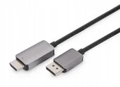 Kable - Kabel adapter DIGITUS PREMIUM DisplayPort - HDMI 8K 60Hz DP/HDMI M/M 1m - miniaturka - grafika 1
