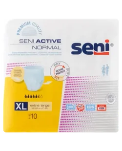 Seni Active Normal Majtki chłonne XL, 10 sztuk - Pieluchy dla dorosłych - miniaturka - grafika 1