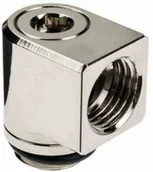 Chłodzenie wodne - EK Water Blocks EK-Torque Micro Adapter 90 stopni G1/4 cala męski na G1/4 cala żeński - obrotowy nikiel - miniaturka - grafika 1