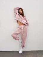 Spodnie damskie - JOGGERY RUBY PINK - MADE BY US - miniaturka - grafika 1