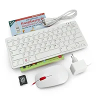 Podzespoły elektroniczne - Zestaw z Raspberry Pi 400 EU WiFi 4GB RAM 1,8GHz + oficjalne akcesoria - miniaturka - grafika 1