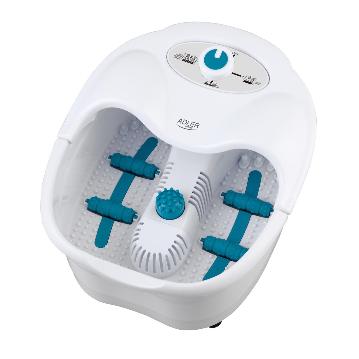 Masażer do stóp Adler AD 2167w Funkcja ciepła i bąbelków Relaks i regeneracja w domowym SPA