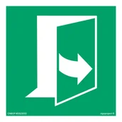 Systemy ekspozycyjne i znaki informacyjne - AE057 CIĄGNĄĆ Z LEWEJ STRONY ABY OTWORZYĆ, TS - PŁYTA TD FOTOLUMINESCENCYJNA; (500X500MM) - miniaturka - grafika 1