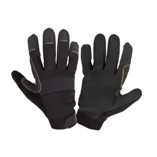 Rękawice ochronne warsztatowe LAHTI PRO czarne 7 - Rękawice robocze - miniaturka - grafika 1