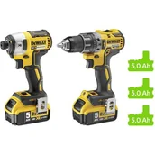 Zestawy narzędziowe - DeWALT zestaw DCK266P2 wkrętarka zakrętarka 2x5Ah - miniaturka - grafika 1